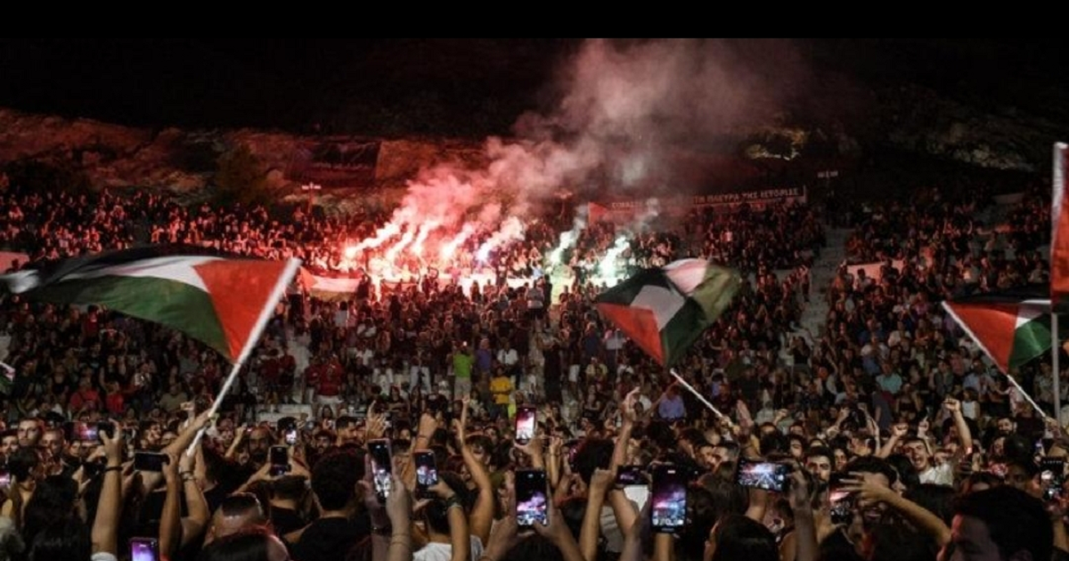 الطوباسي يشيد بالحراك ... عشرات الآلاف في أثينا يتضامنون مع فلسطين
